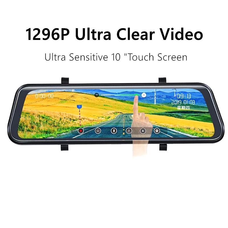 Автомобильный видеорегистратор Odare зеркальные видеорегистраторы 10 дюймов