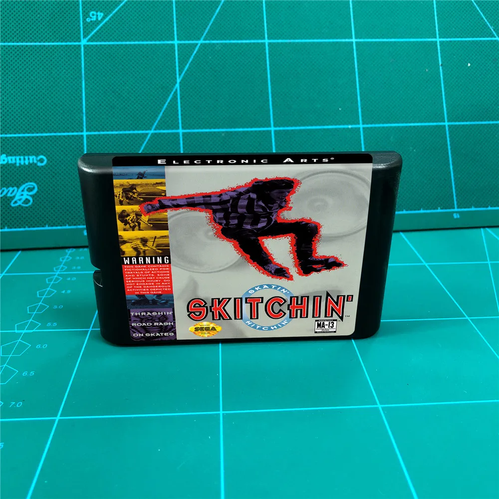 Skitchin 16 бит MD игры Картридж для MegaDrive Genesis консоли|Запасные части| |