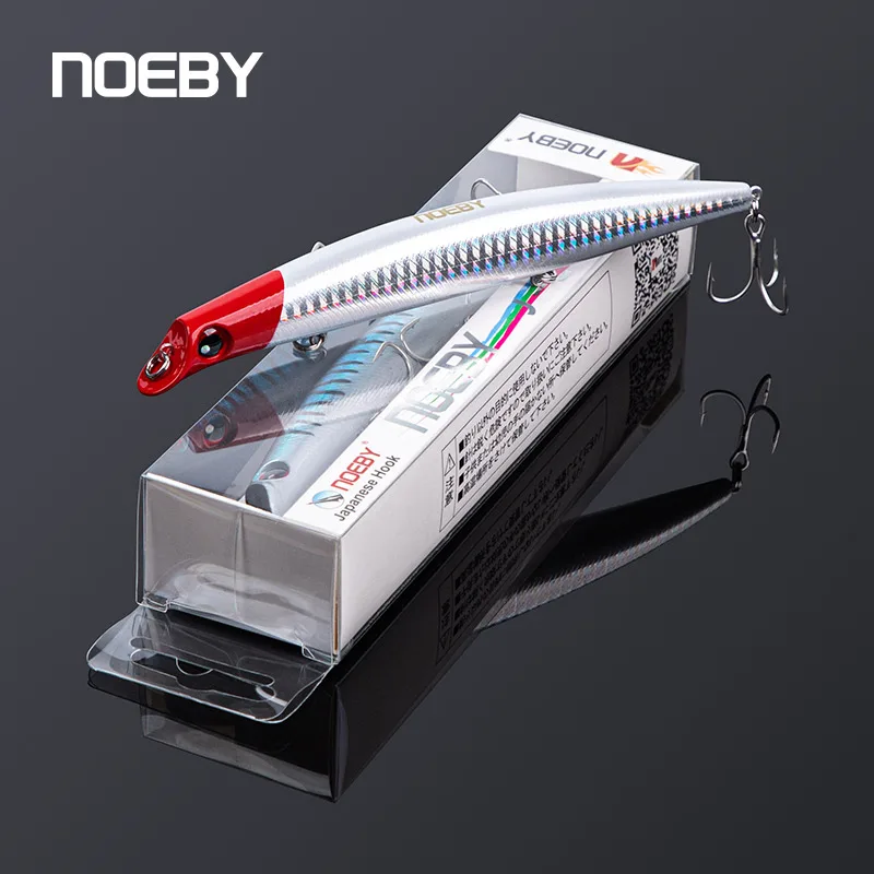 NOEBY Floating Minnow Fishing Lures 120mm 150mm Lipless Minnow Wobblers Jerkbait Lure Hard Bait for Pike Bass Fishing Lures