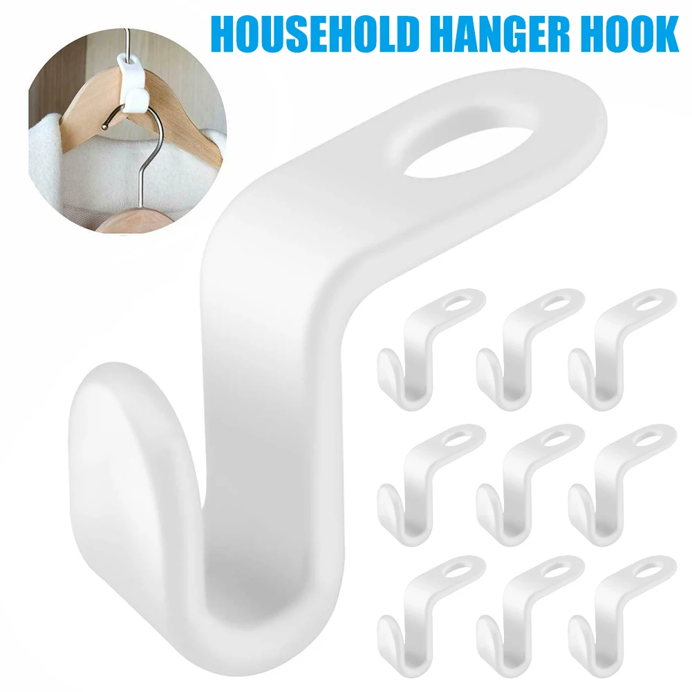 

Вешалка для одежды, соединительные крючки, каскадные вешалки для одежды, компактный органайзер, 1/10 шт., E7