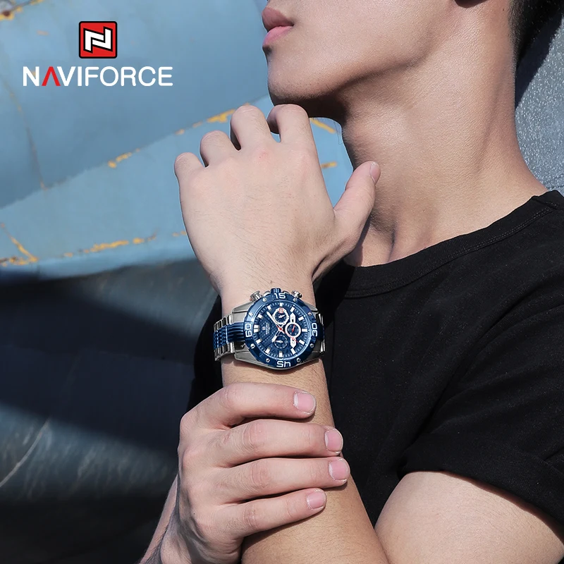 

NAVIFORCE New Top Brand Business Watches For Men Military Fashion Man Watch Sport Waterproof Wrist Male Clock Relogio Masculino