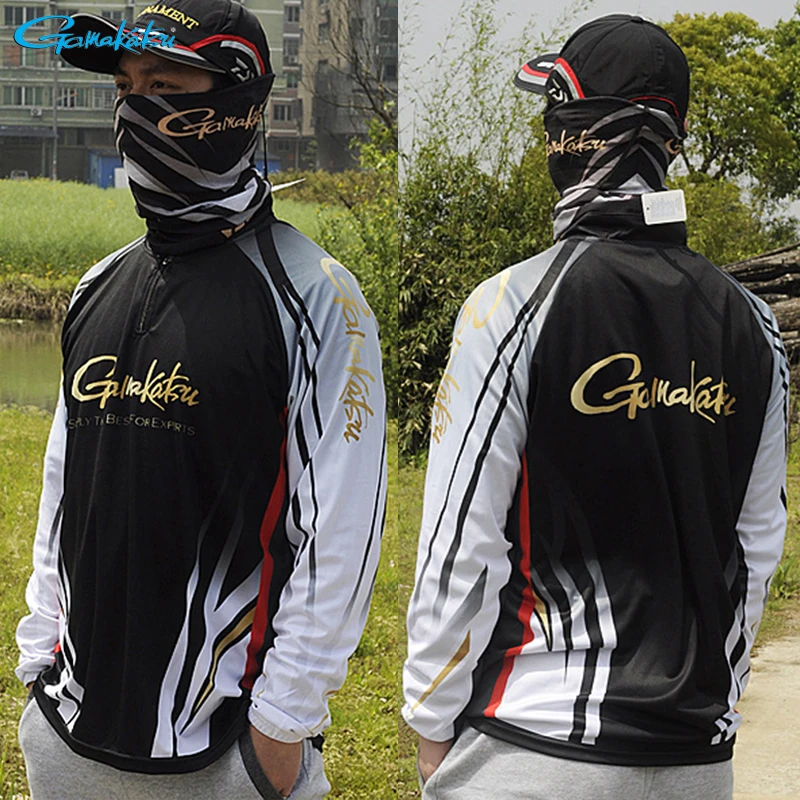 

Gamakatsu Clothing 2021 Long Sleeve Fishing Clothes Outdoor Sprots Sunscreen Breathable Ultrathin Summer Anti-UV Fishing Shirt