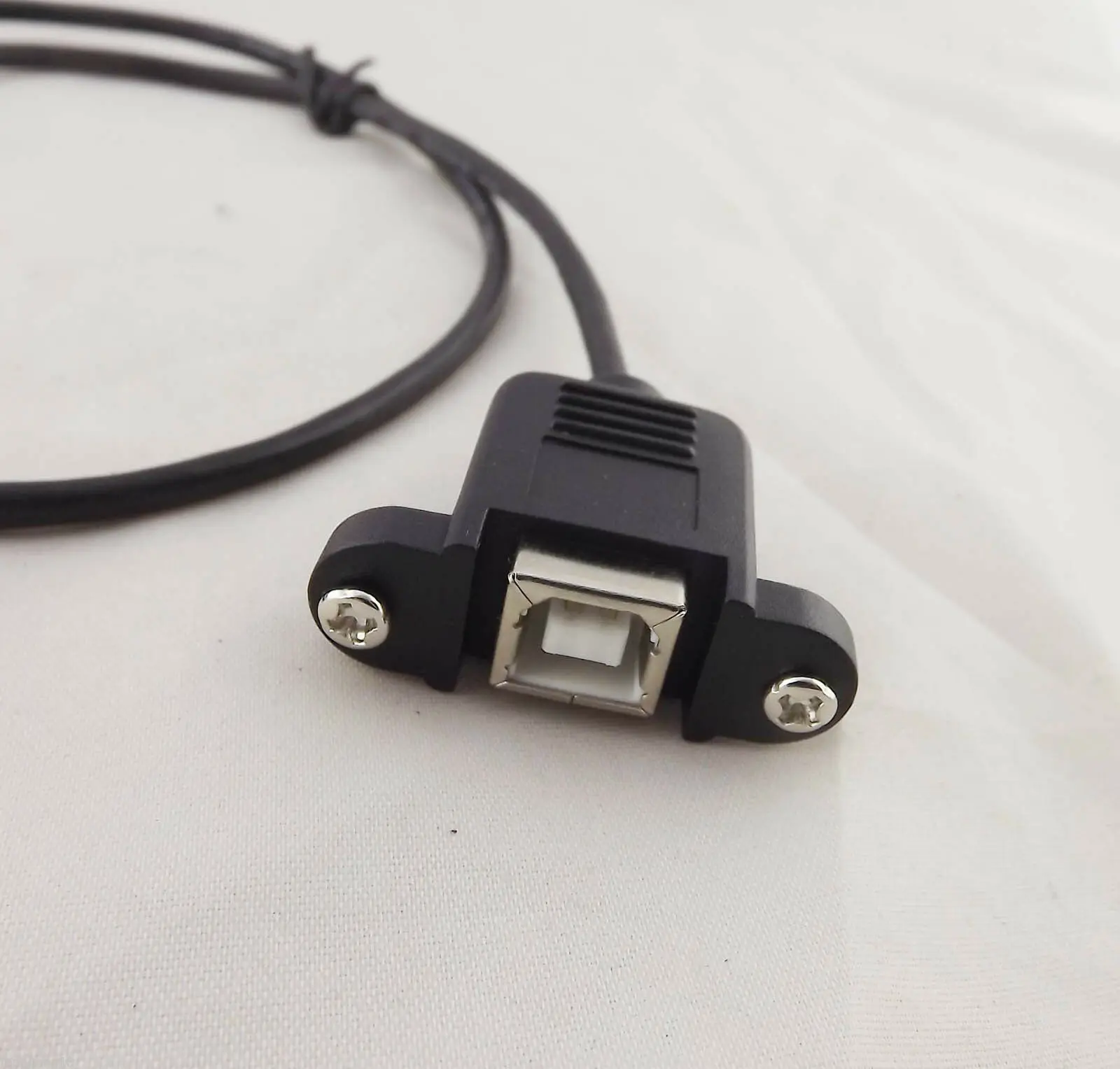 1 шт. USB 2 0 B гнездо принтера Панель Крепление к Micro 5 Pin Мужской кабель 50