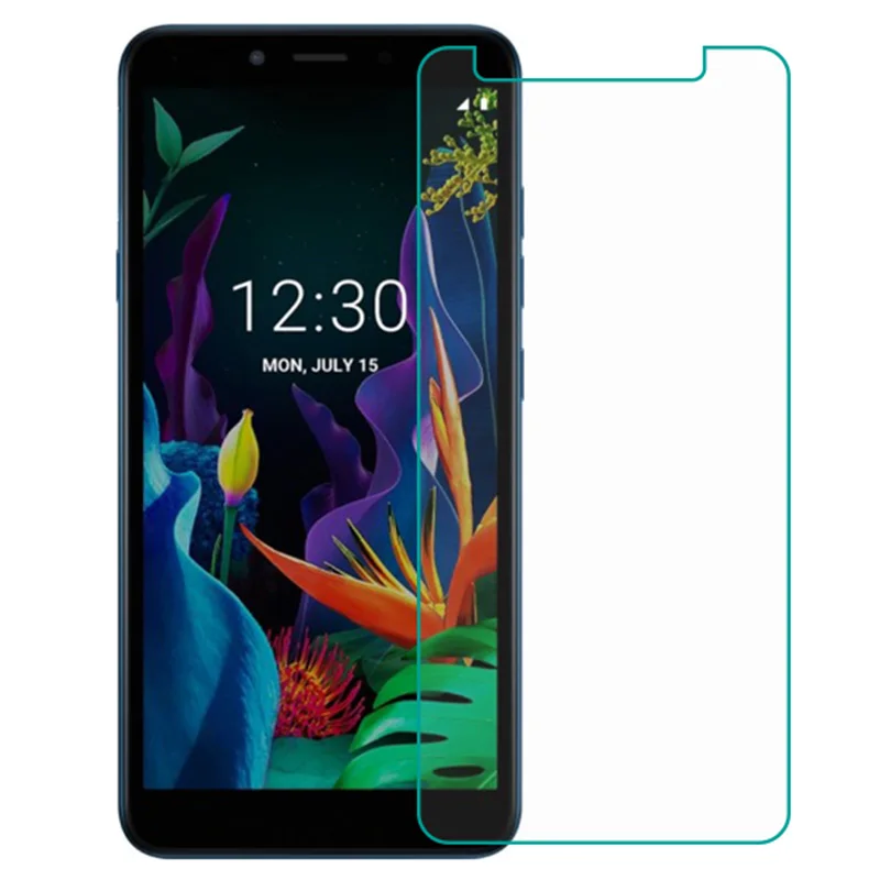 2 предмета в комплекте для LG K20 закаленное Стекло защитный кожаный чехол LM X120EMW 2019