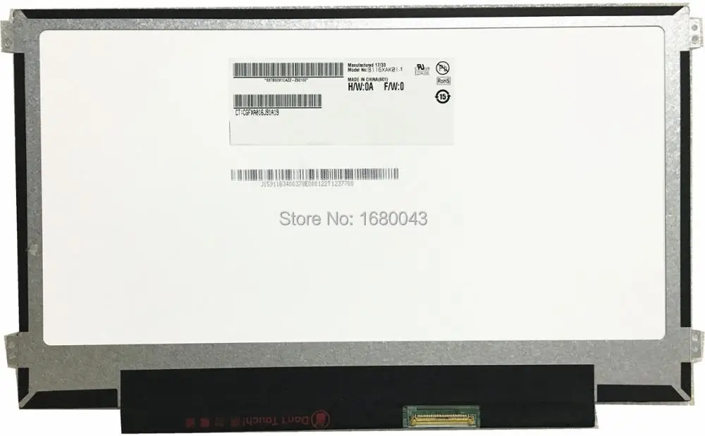 B116XAK01.1 ЖК-светодиодный экран с сенсорным экраном дигитайзер EDP 40 PIN | Компьютеры и