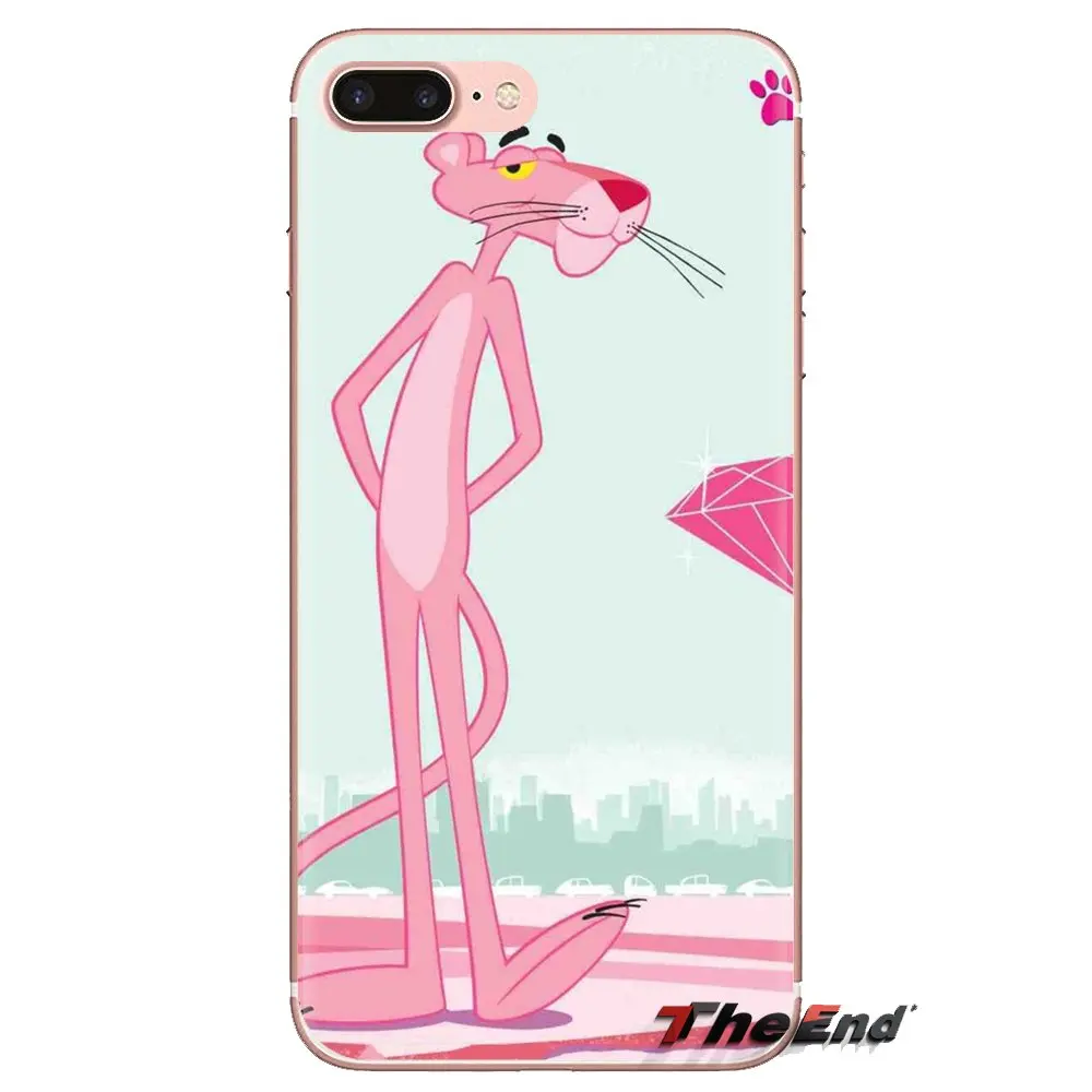 For Huawei Honor 7X V10 6C V9 6A Play 9 Mate 10 Pro Y7 Y5 P8 P10 Lite Plus GR5 2017 Pink Panther Transparent Soft Cases Covers |