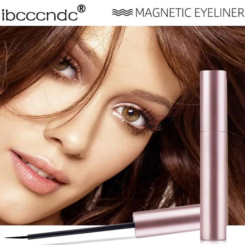 Магнитная жидкая подводка для глаз 5 мл магнитная водостойкая гладкая