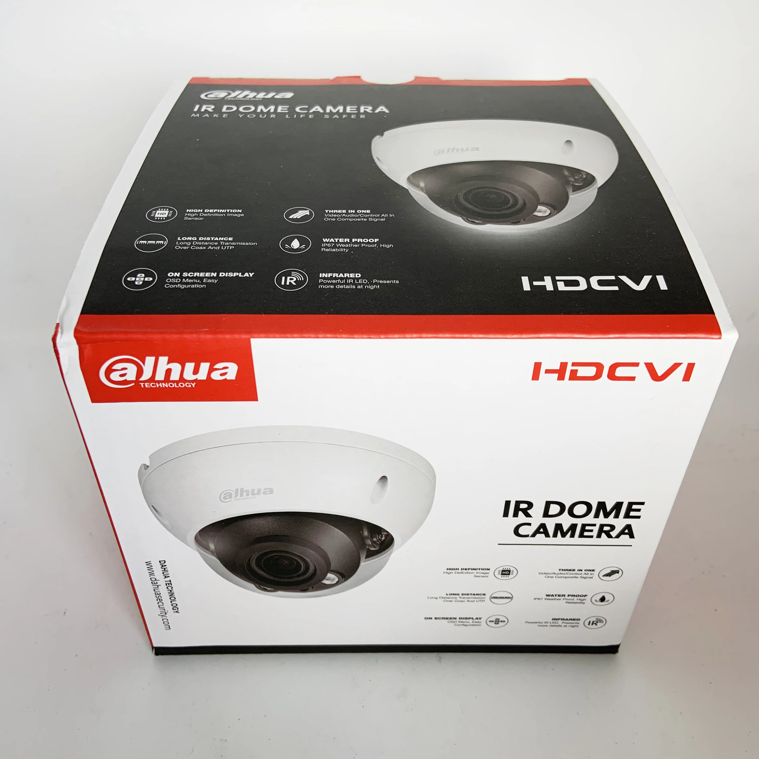 Dahua HAC HDBW2802R Z 4K CCTV камера Starlight HDCVI IR купольная 3 7 11 мм Моторизованный