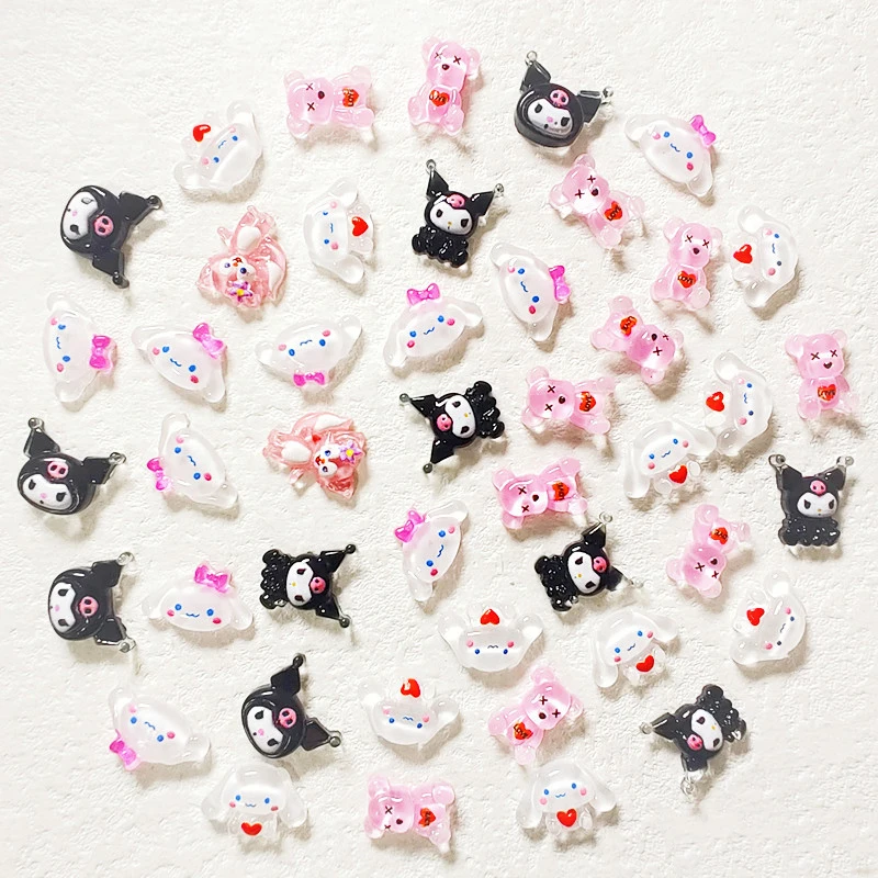 20 шт./лот Kawaii Kulomi аксессуары для дизайна ногтей в японском стиле подвески из смолы