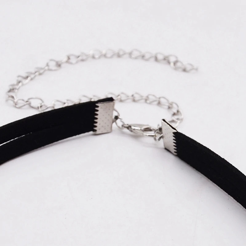 

Vintage Multilayer Choker Necklace Velvet Solid Black Color Women Choker Chain Choker Collar For Women Girls Jewelry New