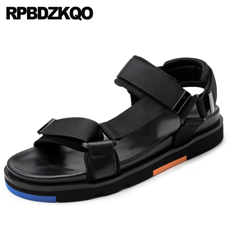 Сандалии-гладиаторы мужские из натуральной кожи роскошные кроссовки в