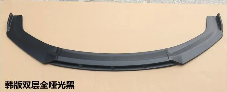 

ABS PAINT CARBON FIBER FRONT BUMPER SPOILER LIP SPLITTERS WIND KNFE COVER For Peugeot 508 2019 2020 2021