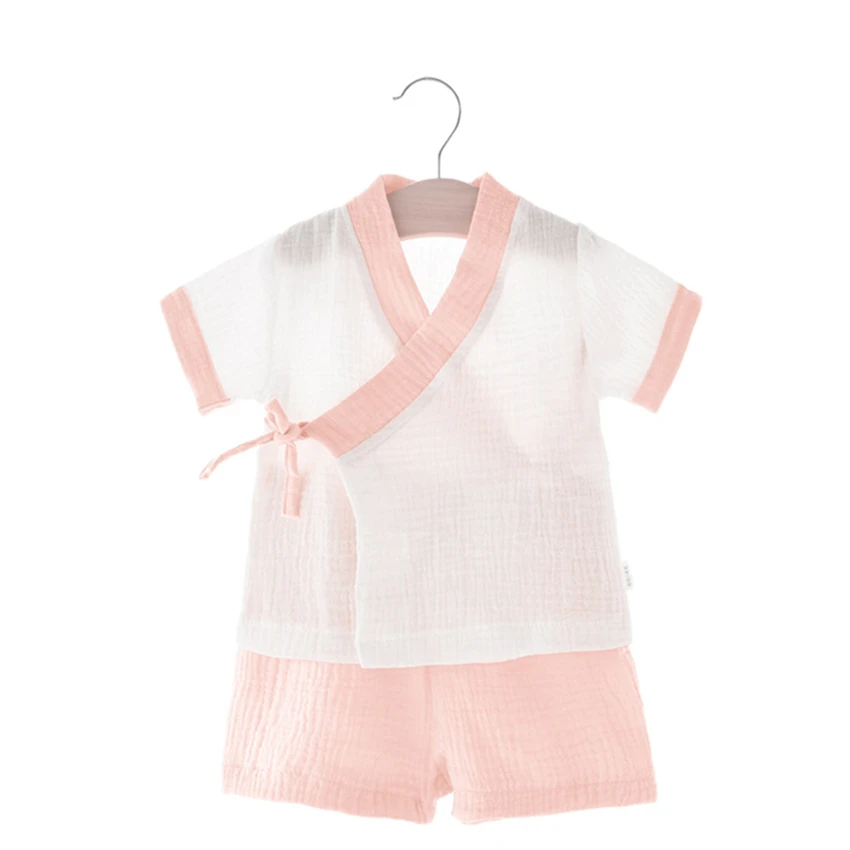 Детский традиционный японский костюм дышащее кимоно для новорожденных Пижама