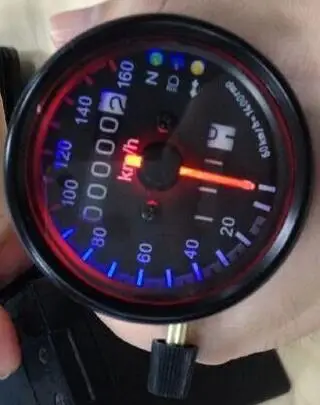 Универсальный одометр для мотоцикла 12 В двойной измеритель скорости
