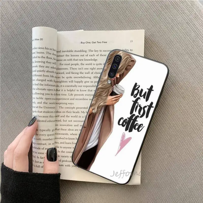 

Girl Boss Pink Women power Phone Case Samsung galaxy S note 7 8 9 10 20 fe edge A 6 10 20 30 50 51 70 lite plus Soft Silicone