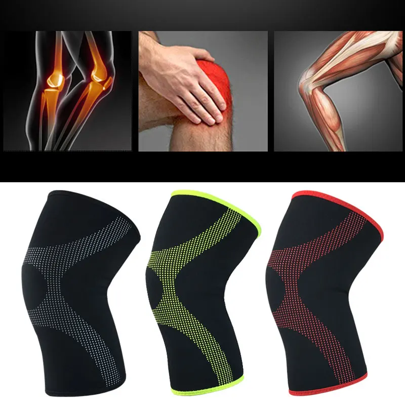 

1Pcs Athletic Knee Brace Sports Knee Compression Sleeves Anti-Slip Knee for Running Basketball Meniscus Tear Joint Pain Relief