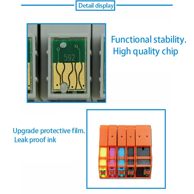 

Printer Cartridges Chip Cartridge Ink Cartridge Suitable for Epson T410 XP-530 XP-630 XP-640 XP-830 XP-900