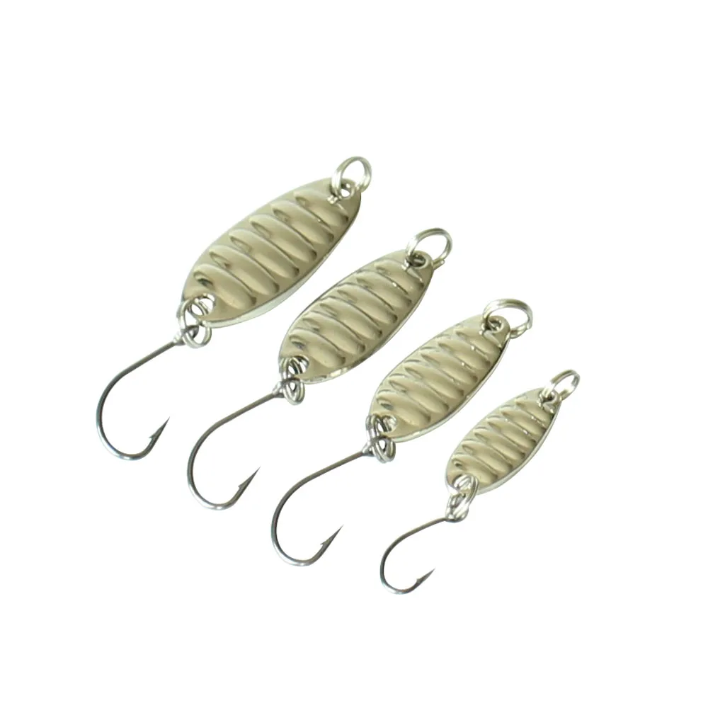 Дешевая рыболовная ложка 4 шт./лот 1. Искусственная кожа/2. металлическая приманка