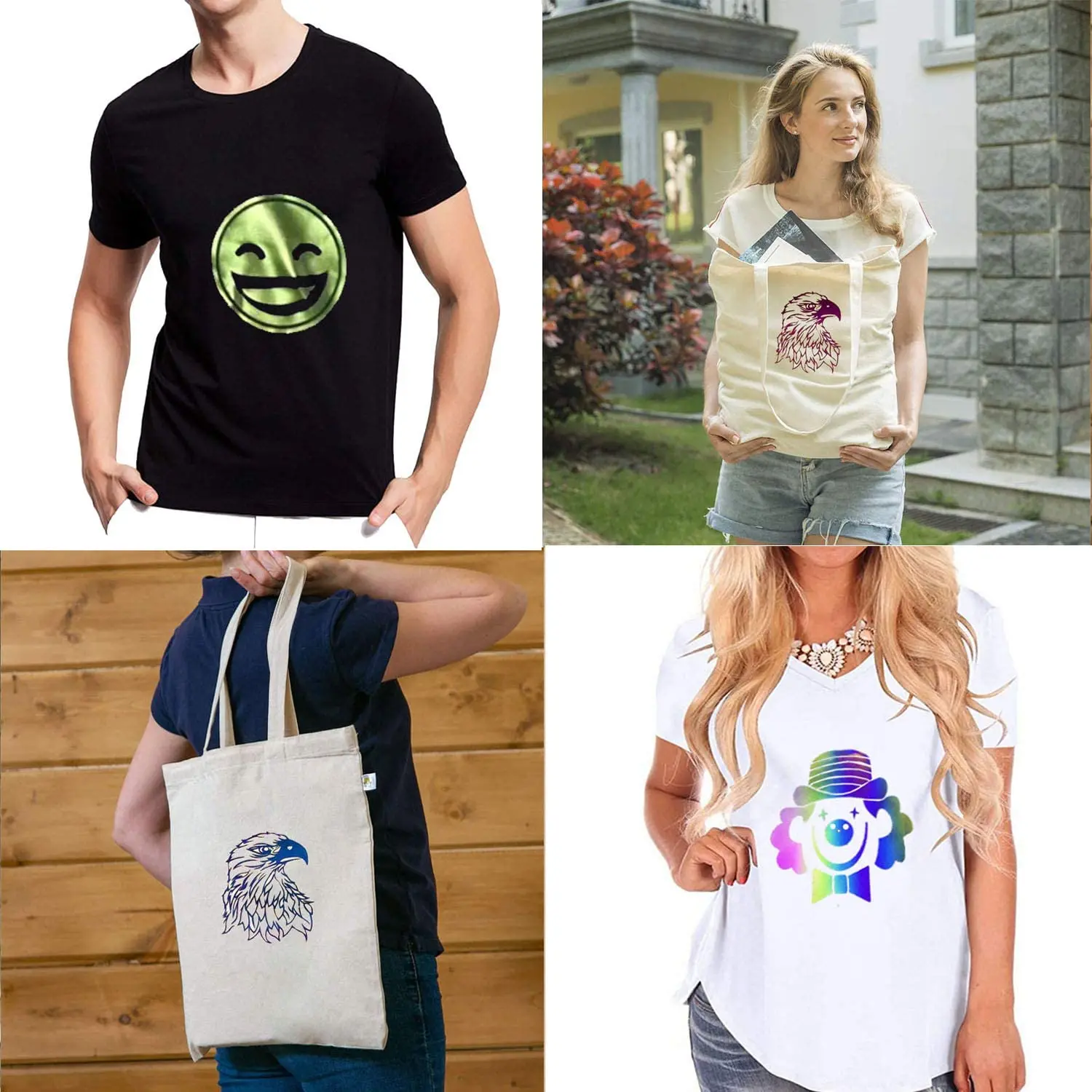M&aacute;quina de prensado de calor para camisetas, 10 colores diferentes, 12 "x 10"/30x25cm, cambia el camale&oacute;n, transferencia de calor, vinilo noctilucente, plancha en HTV-3