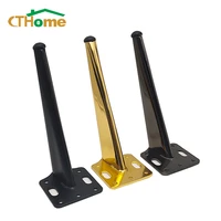 4pcs metal legs for furniture replacement coffee table leg 1518cm with mounting screws tv bathroom cabinet sofa chair foot
