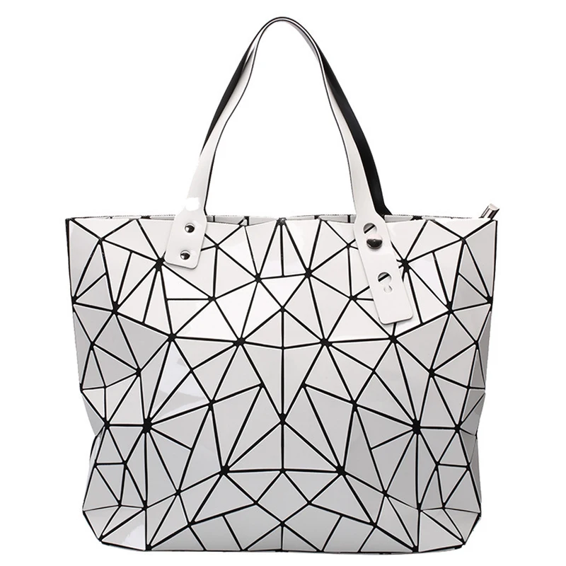 

16 дюймов геометрический световой Для женщин Handbagsbag, деформируемая игрушка сумки через плечо для Для женщин, голографическая сумка через пле...