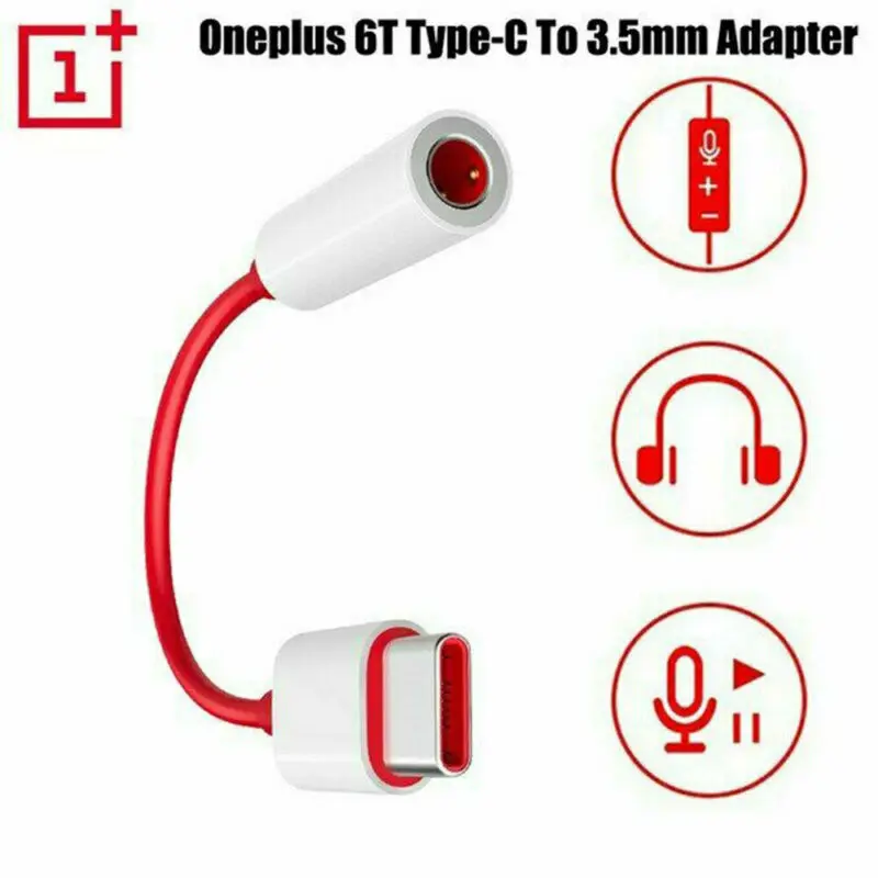 For Oneplus 7 Pro 6T 5 USB Type C To 3.5mm Jack Earphone Adapter Aux Audio Cable | Мобильные телефоны и аксессуары