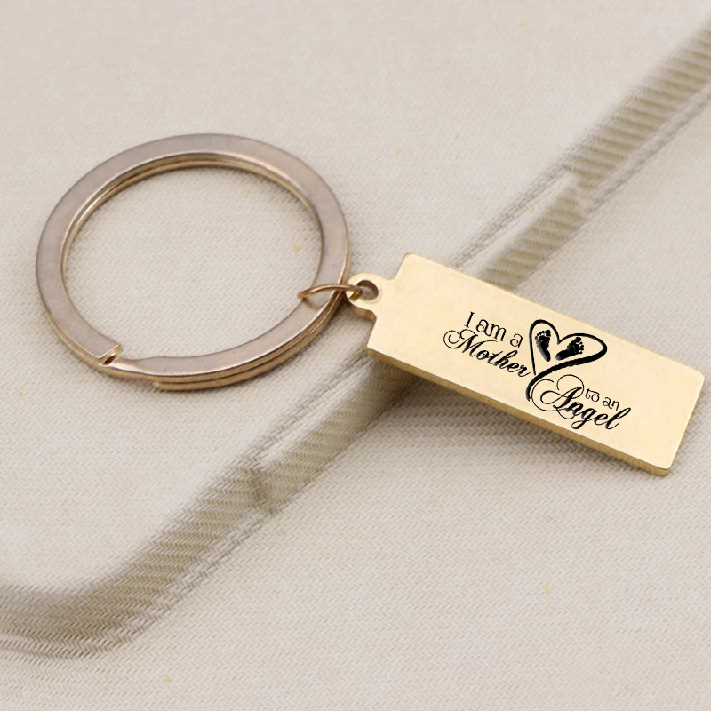 Регулируемый брелок для ключей ювелирных изделий сувенирный с выгравированной