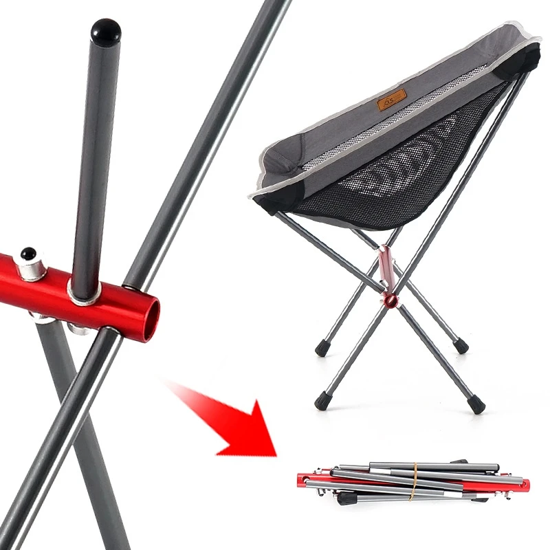 Уличные сверхлегкие складные стулья из алюминиевого сплава портативный стул для