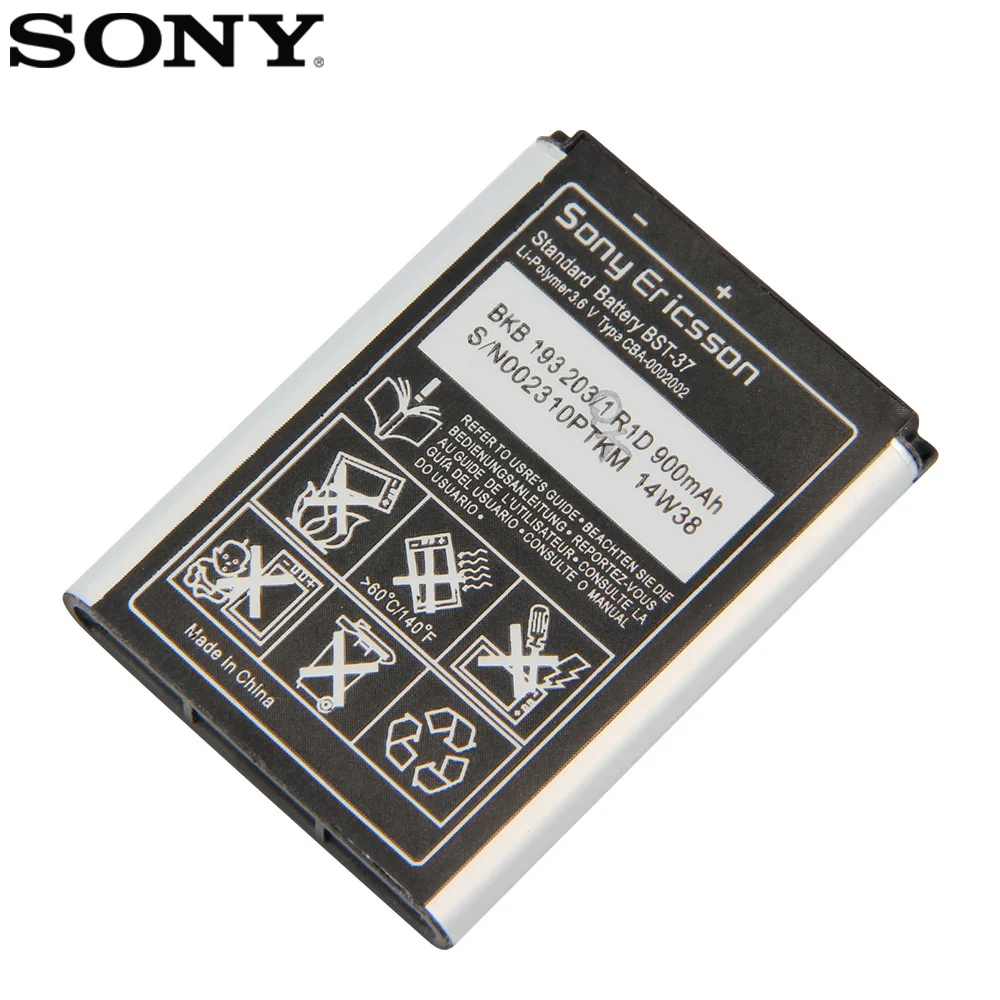 Original SONY BST-37 Battery For Sony W810C W700C W710C K750C K610 W800 W810 W550C Genuine Replacement Phone 900mAh | Мобильные