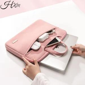 laptop bag 13 3 15 6 14 inch waterproof notebook bag sleeve for macbook case m1 air pro 13 15 huawei shoulder handbag briefcase free global shipping