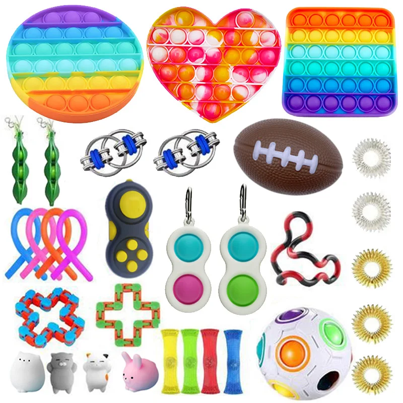 Радужная игрушка карамельного цвета с простым затемнением антистрессовая