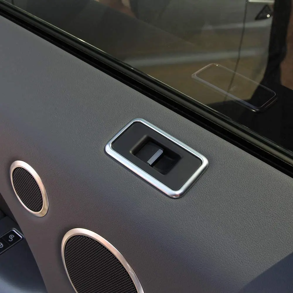 ABS хромированный переключатель стеклоподъемника автомобиля рамка отделка 4 шт.