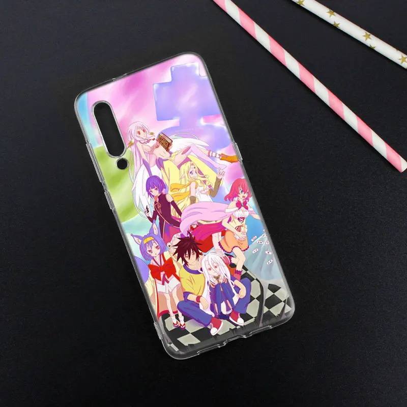 Hot Anime No Game Life Silicone Case for Xiaomi Mi 9T Pro CC9E 9 9SE 8 A3 A2 Lite A1 5X 6X Mix 3 2S Play Pocophone F1 Cover | Мобильные