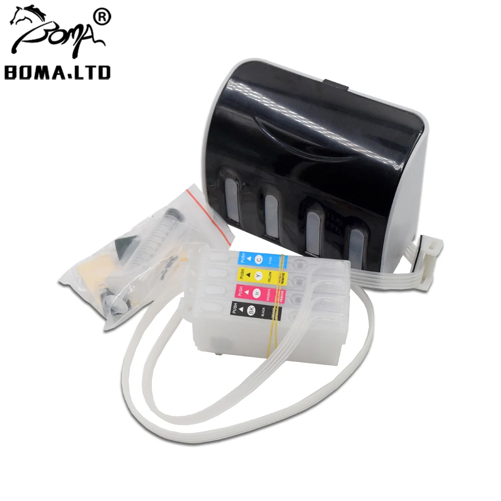 Система непрерывной подачи чернил T802 T802XL для Epson анализатора WF4730 WF4734 WF4720 WF4740 EC4030
