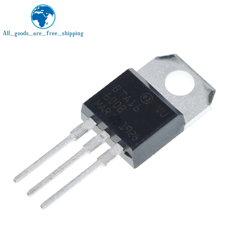 100 шт. BTA16 600B 600 Triac 600V 16A|triac 16a|triac bta16c c |