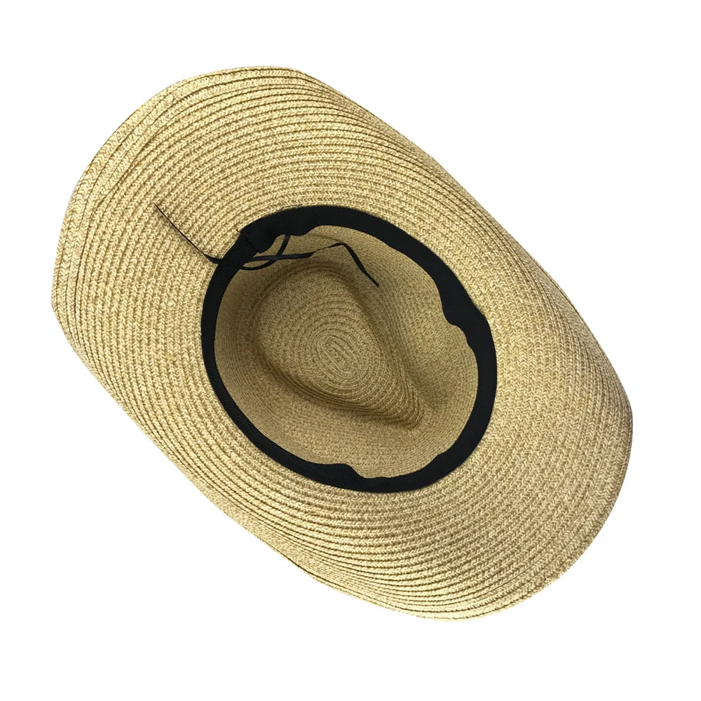 

YY Summer Sun Visor Hat for Men Foldable Beach Cap Cool Pirate Belt Panama Jazz Hat With Wide Brim Hombres Sombrero Para SH20005
