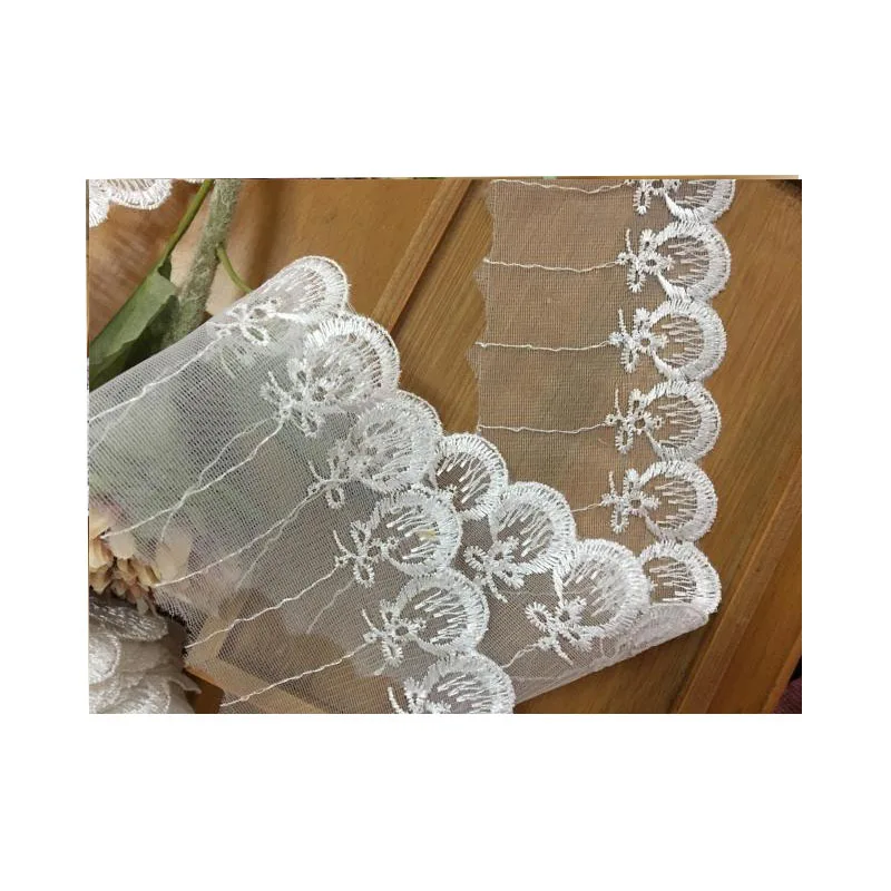 Сетка вышивка кружева белая сетка аксессуары 8 см в ширину | Дом и сад