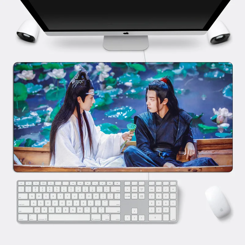 Пользовательский Коврик для мыши большой игровой коврик Xiao Zhan Wang yibo с