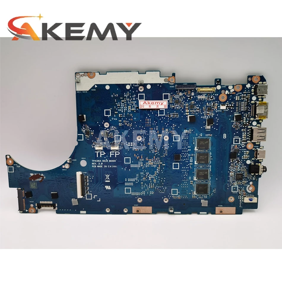new tp410ur 8gb rami3 7100u geforce930mx motherboard for asus vivobook flip 14 tp410ur tp410u laotop mainboard motherboard free global shipping