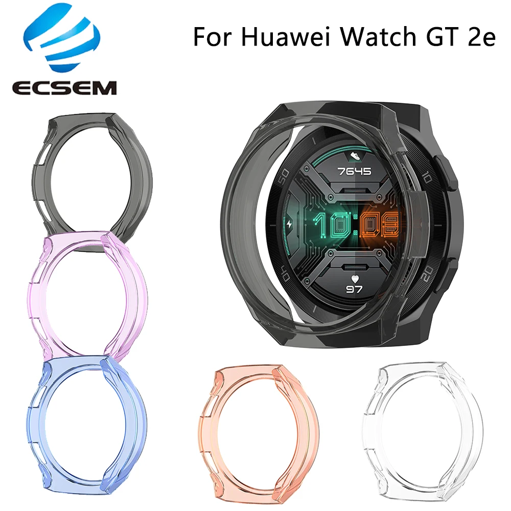 Защитный чехол для Huawei watch GT 2e аксессуары из ТПУ полупрозрачный дизайн 2020
