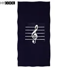 3D-печать музыкальных нот в стиле Харадзюку, повседневные пляжные полотенца для ваннойдуша, удобные полотенца для ванной, для купания, спа-коврик