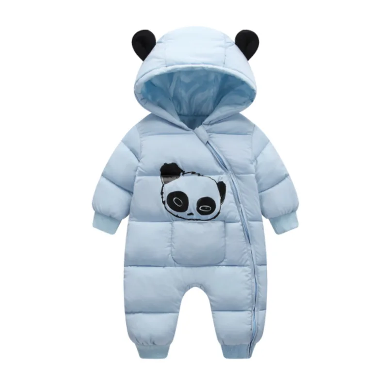 LILIGIRL/Одежда для маленьких мальчиков и девочек зимние комбинезоны с капюшоном