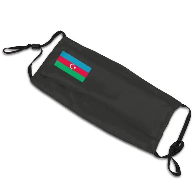 Маска для взрослых дышащая Пылезащитная азербайджанский флаг | Аксессуары