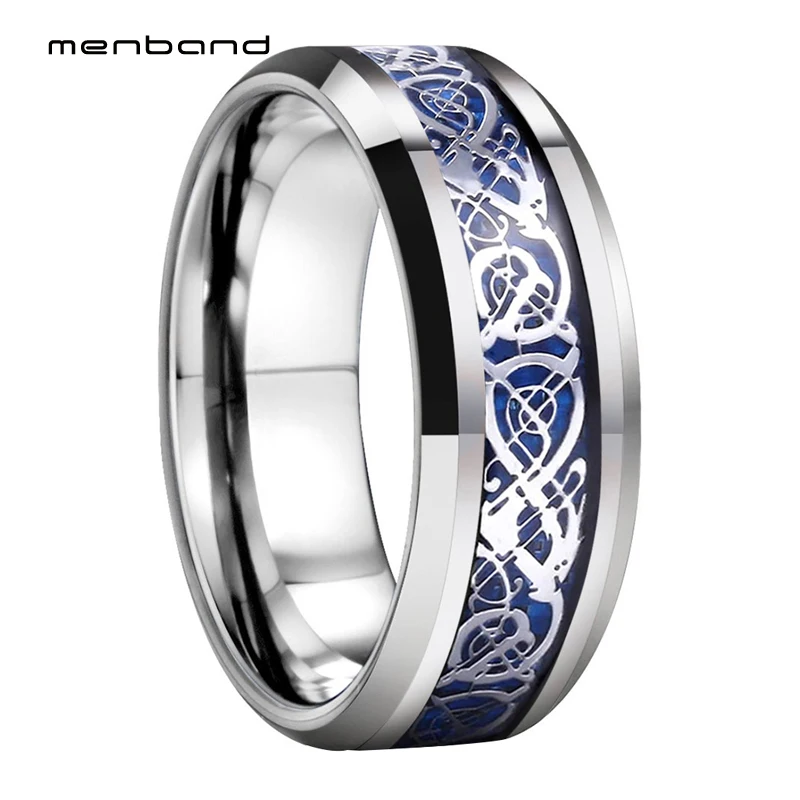 Кольца с вольфрамовым покрытием для мужчин и женщин обручальные удобные кольца 8