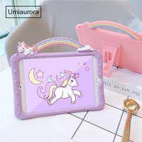 kids cartoon cover for ipad 7th 8th 10 2 6th 9 7 2018 2017 pro 10 5 11 air 1 2 3 4 tablet case silicon stand shell funda strap