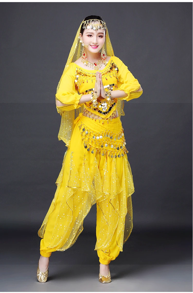 Костюмы для индийских танцев взрослых одежда восточных живота штаны разные