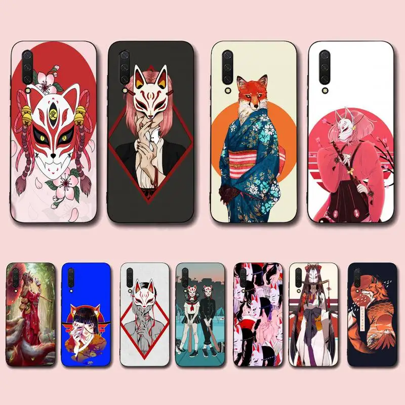 

Japanese Style Anime Fox Phone Case for Xiaomi mi 5 6 8 9 10 lite pro SE Mix 2s 3 F1 Max2 3