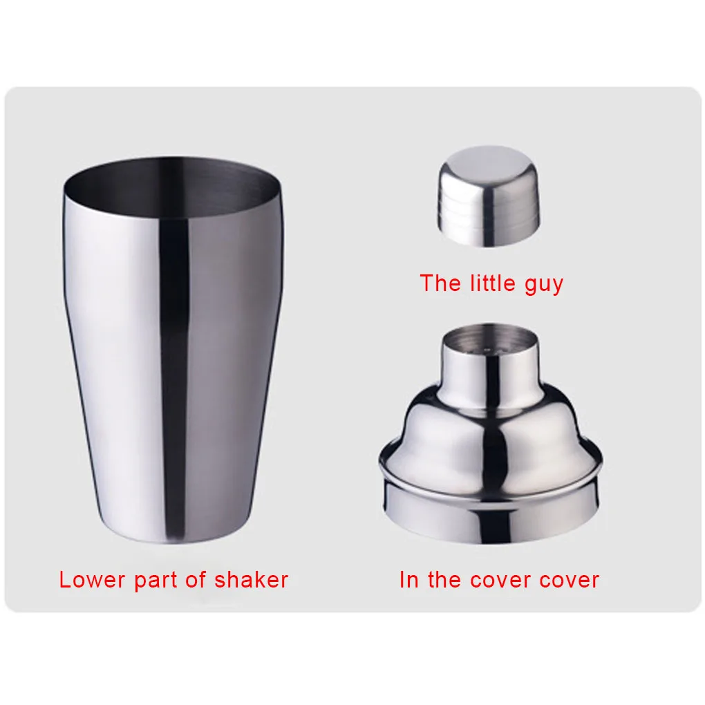 

Cocktail Mix Cup 550ml Stainless Steel Cocktail Mixer Shaker Barware Bar Mixing Making Drinking Container Bar Tools