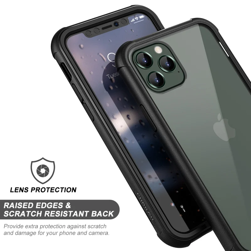 Грандевер Жесткий Чехол для iPhone 11 pro XS Max чехол с защитой экрана PC TPU силикон 360