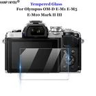 Для цифровой камеры Olympus OM-D E-M1 E-M5 E-M10 Mark I II III закаленного Стекло с уровнем твердости 9H 2.5D Камера ЖК-дисплей Экран защитная пленка